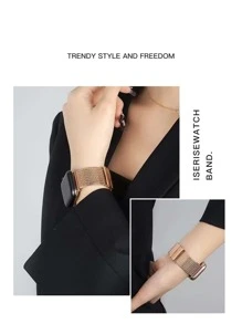 不銹鋼錶帶適用於Apple Watch - 玫瑰金 - 查看 3