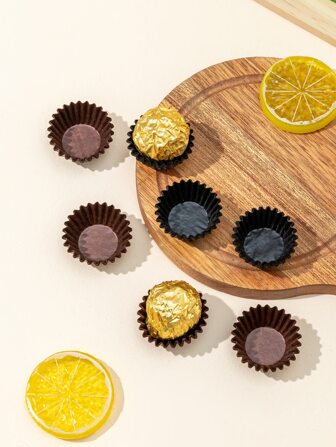 200pcs Multicolored Round Chocolate Cups Back To School