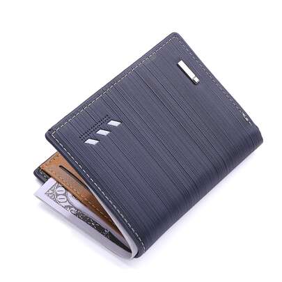 Men Stitch Detail Small Wallet