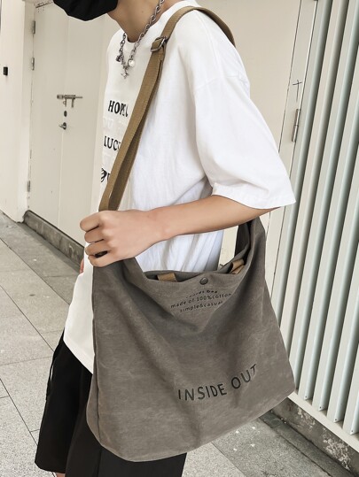 peach tree 1pc Peach Tree Fashion Simple Letter Print Large Capacity Lightweight Fit 12-Inch Tablet Bag For Men, Retro Canvas Solid Color Crossbody Bag Christmas Men Bag Vacation Travel Essentials Dad Gifts Side Bags For Men Tote Bag Shoulder Bag Messenger Bag Holiday Essentials Camping Sling Bag For Men Summer Back To School Summer Bag Springbreak Bag Pack Cross Body Bag School Supplies Bag For School College Back To School Supplies Book Bag Shopping Bag Canvas Tote Bag