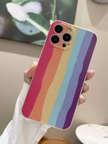 彩虹條紋手機外殼 - 彩色 - 查看 1