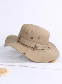 Băng trang trí nút Snap Chi tiết Mũ - Màu Khaki - Xem 2