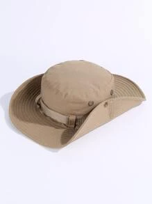 Băng trang trí nút Snap Chi tiết Mũ - Màu Khaki - Xem 3
