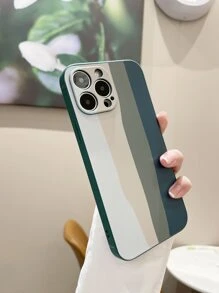 Funda para móvil de color combinado de rayas - Multicolor - Ver 2