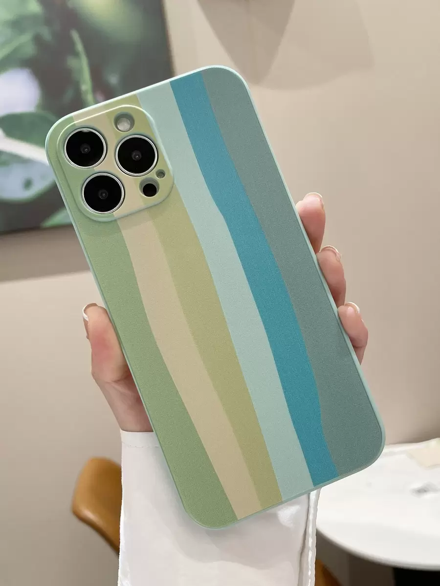 Vỏ điện thoại sọc Colorblock - Nhiều màu - Xem 1