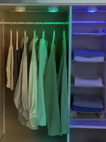 Colorful Cabinet Lighting, Kitchen & Wardrobe Illumination Nightlight - Multicolor - View 2