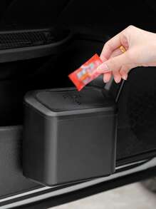 Car Door Trash Can - Black - View 2
