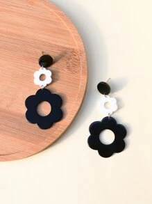 花耳墜 - 黑與白 - 查看 4