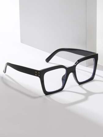 1 st Fashionabla Casual Minimalistiska fyrkantiga modeglasögon