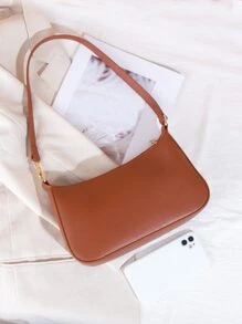 Tối giản Cái túi - màu nâu - Xem 5