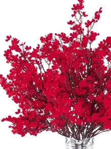 1PC/3PCS/6PCS Artificial Flower Bouquet Babysbreath Wedding Decoration, Fake Plants Room Decor Fall Decor Fake Flowers Garden Autumn Decor Centerpieces Home Vase Decoration, Dining Room, Bedroom, Bathroom Decoration, Valentine's Day, New Year Decoration, Outdoor Garden Flower Arrangement, Shooting Props, Windowsill Flower Arrangement, Valentine Day, Gift,Garden Decor,Outdoor Plant,Gardening,Fake Flowers