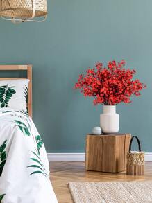 1PC/3PCS/6PCS Artificial Flower Bouquet Babysbreath Wedding Decoration, Fake Plants Room Decor Fall Decor Fake Flowers Garden Autumn Decor Centerpieces Home Vase Decoration, Dining Room, Bedroom, Bathroom Decoration, Valentine's Day, New Year Decoration, Outdoor Garden Flower Arrangement, Shooting Props, Windowsill Flower Arrangement, Valentine Day, Gift,Garden Decor,Outdoor Plant,Gardening,Fake Flowers