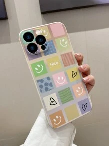 WeiMi Funda para móvil cara de dibujos animados - Multicolor - Ver 2
