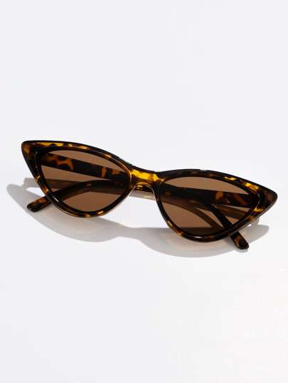 1pc Women's Retro Simple Triangle Cat Eye Small Frame Sunglasses, Multi-Color, Fashionable, Bohemian, Outdoor, Travel, Versatile Beach Accessories For Women Sun Glasses Sunglasses Shades Basics And Suit For Sweater Jeans Sweatpants Hoodie Jackets Dress And Long Sleeve Shirt Fashionable Shade Elegant Outfit Family Outings Travel Vacation Holiday For Summer Beach Vacation,Outdoor,Travel