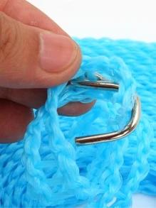 1入組隨機顏色防滑晾衣繩,適用於掛衣服和毛毯 - 彩色 - 查看 5