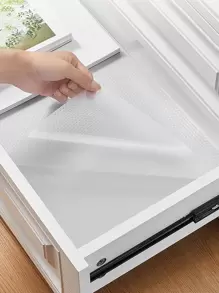 1 tấm lót ngăn kéo trong suốt, tấm lót kệ không dính cho tủ bếp, tấm lót ngăn kéo chống thấm nước cho nhà bếp, tấm lót tủ chống trượt cho tủ bếp, kệ, bàn làm việc - Trong sáng - Xem 1