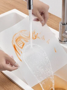 1 tấm lót ngăn kéo trong suốt, tấm lót kệ không dính cho tủ bếp, tấm lót ngăn kéo chống thấm nước cho nhà bếp, tấm lót tủ chống trượt cho tủ bếp, kệ, bàn làm việc - Trong sáng - Xem 5