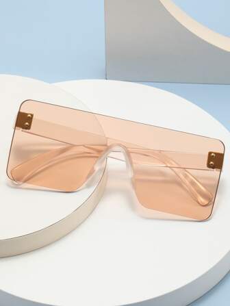 Kids Flat Top Rimless Fashion Glasses