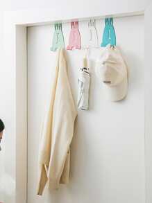 1入組兔子形狀隨機門後懸掛掛鉤 - 彩色 - 查看 5