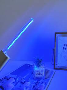 1 件 24LED 蓝光 USB 灯，氛围灯管，房间装饰氛围灯，补充照明，无开关 - 藍色 - 查看 4