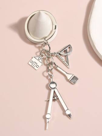 三角形尺吊墜鑰匙扣