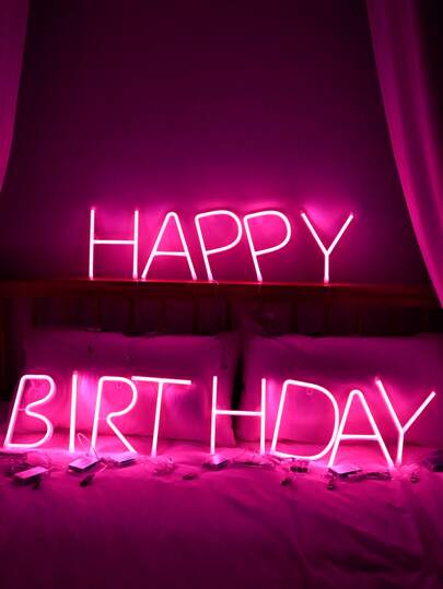 ضوء النيون ثنائي الطاقة بالبطارية أو اليو إس بي لتزيين الجو بحرفية معلقة