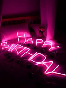 1 chiếc đèn trang trí chữ cái treo tường, đèn neon chữ cái dùng pin kép, đèn dây trang trí, đèn neon chữ cái dùng pin + USB trang trí nhà cửa, đèn neon số dùng pin trang trí ngày lễ, đèn neon hình chữ cái dùng USB trang trí tiệc, đèn neon trang trí đám cưới, đèn neon chữ cái trang trí phòng, đèn cắm trại, đèn LED trang trí phòng khách. - Hồng - Xem 8