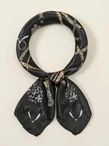 Chain Print Bandana - Multicolor - View 2