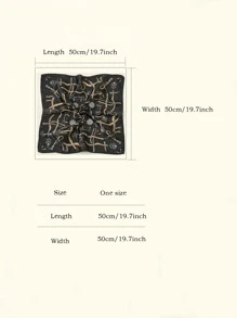 Chain Print Bandana - Multicolor - View 6