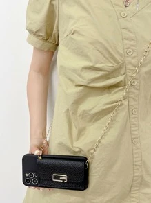 鏈條細節皮夾iPhone手機殼