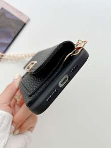 鏈條細節皮夾iPhone手機殼