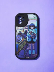 Yukinanami Kawaii Cartoon Figure Graphic Phone Case - Multicolor - View 3