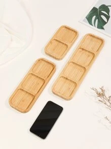 1pc Wooden Pattern Tray - Apricot - View 4
