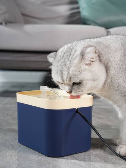 نافورة مياه الشرب كهربائي حيوان اليف قطعة واحدة