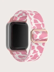 1 Dây đeo đồng hồ in nylon có thể điều chỉnh tương thích với đồng hồ 38mm 40mm 41mm 42mm 44mm 45mm 49mm, phù hợp với Ultra/SE/8/7/6/5/4/3/2/1 - Màu Hồng baby - Xem 2