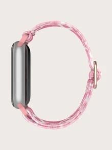 1 Dây đeo đồng hồ in nylon có thể điều chỉnh tương thích với đồng hồ 38mm 40mm 41mm 42mm 44mm 45mm 49mm, phù hợp với Ultra/SE/8/7/6/5/4/3/2/1 - Màu Hồng baby - Xem 4