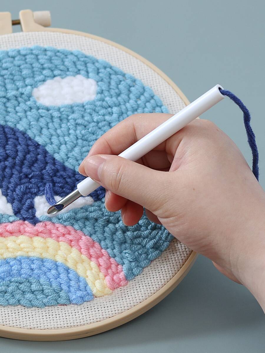 2pcs Punch Needle Set - Multicolor - View 1