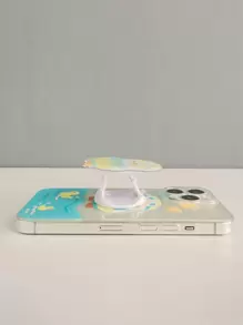 Cartoon Duck Phone Case With Stand-Out Phone Grip