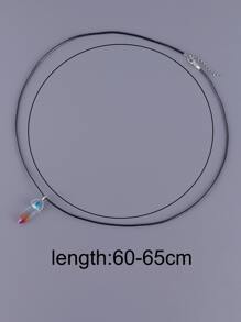 Vòng cổ Geo Charm 7 chiếc thời trang và phổ biến dành cho nam giới để làm quà tặng trang sức và cho vẻ ngoài sành điệu - Nhiều màu - Xem 3