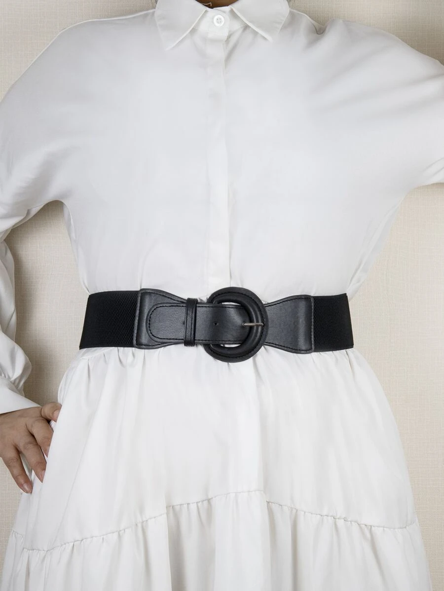 85CM cộng với thắt lưng đồng màu - màu đen - Xem 1