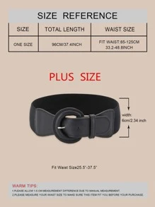 85CM cộng với thắt lưng đồng màu - màu đen - Xem 4