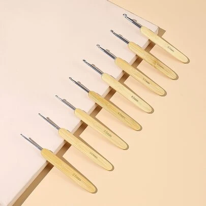 8入組竹子鉤針