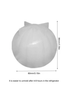 1入組球形設計DIY矽膠模具 - 白色 - 查看 4