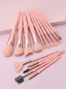 15 piezas Juego de brochas de maquillaje, Juego de brochas, Kit de brochas de maquillaje, Juego de brochas de maquillaje, Juego de maquillaje completo, Juego de brochas de maquillaje, Kit de maquillaje completo, Juego de brochas, Juego de brochas de maquillaje, Juego de regalo de maquillaje, Juego - Rosa - Ver 1