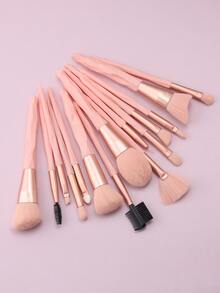 15 piezas Juego de brochas de maquillaje, Juego de brochas, Kit de brochas de maquillaje, Juego de brochas de maquillaje, Juego de maquillaje completo, Juego de brochas de maquillaje, Kit de maquillaje completo, Juego de brochas, Juego de brochas de maquillaje, Juego de regalo de maquillaje, Juego - Rosa - Ver 5