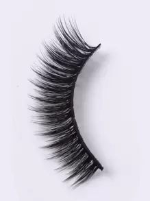 MAANGE 1 cặp lông mi giả dày & 1 cọ chải mi & 1 túi đựng Lông mi giả, Lông mi giả, Lông mi giả - màu đen - Xem 4