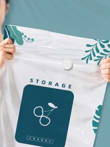 3 件装叶子印花空气真空袋，大号 PE 衣物收纳袋，适用于家庭装饰、装饰、节日装饰、房间装饰、家居装饰、卧室装饰、连衣裙、裤子、鞋子、牛仔裤、靴子、裙子、卧室、收纳袋、收纳袋、家居收纳、女式白色 T 恤、女式黑色裤子、女士冬装、连衣裙、女士冬装、优雅女装、女士白衬衫、长袖、女士白色连体裤、女士春季连衣裙、女士春季服装、春季、春季服装、极简主义、夏季上衣 - 白色 - 查看 4