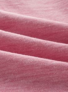 Manfinity NiteLyfe Hombres Camisa de cuello alto - Rosa - Ver 4