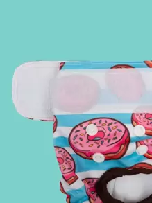 甜甜圈圖案寵物衛生褲 - 彩色 - 查看 5