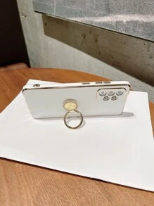 Ốp điện thoại cứng cáp có vòng giữ điện thoại, phiên bản quốc tế, không phải phiên bản nội địa. - trắng - Xem 5